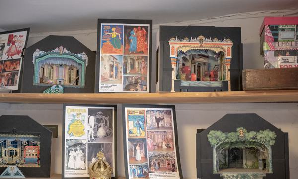 Model boxes from previous set designs