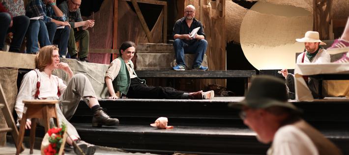 Lark Rise Production Shot
