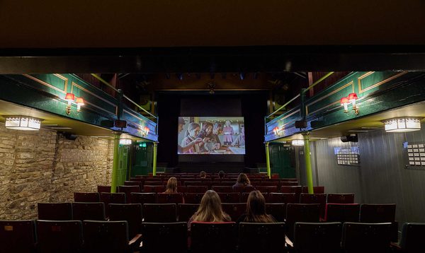 Cinema screen view from the stalls