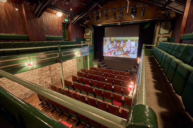 Cinema screen view from the Balcony